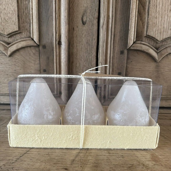 Vance Kitira Hand Poured Candles Trio of Pears New in Package Candle Gift Set - Picture 1 of 8